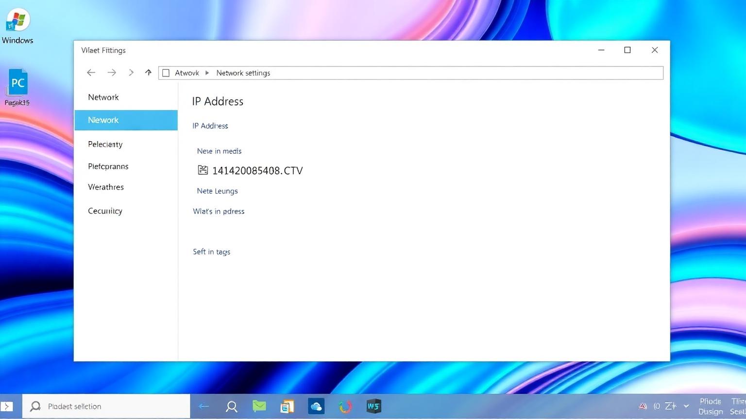 How to find my IP on Windows 11 network settings screen showing IPv4 address